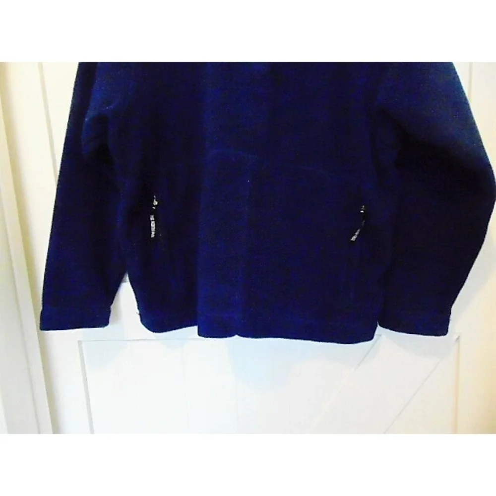 The North Face 1/2 Zip Blue Fleece Pullover Jacket‎ Men's Sz M Polartec
